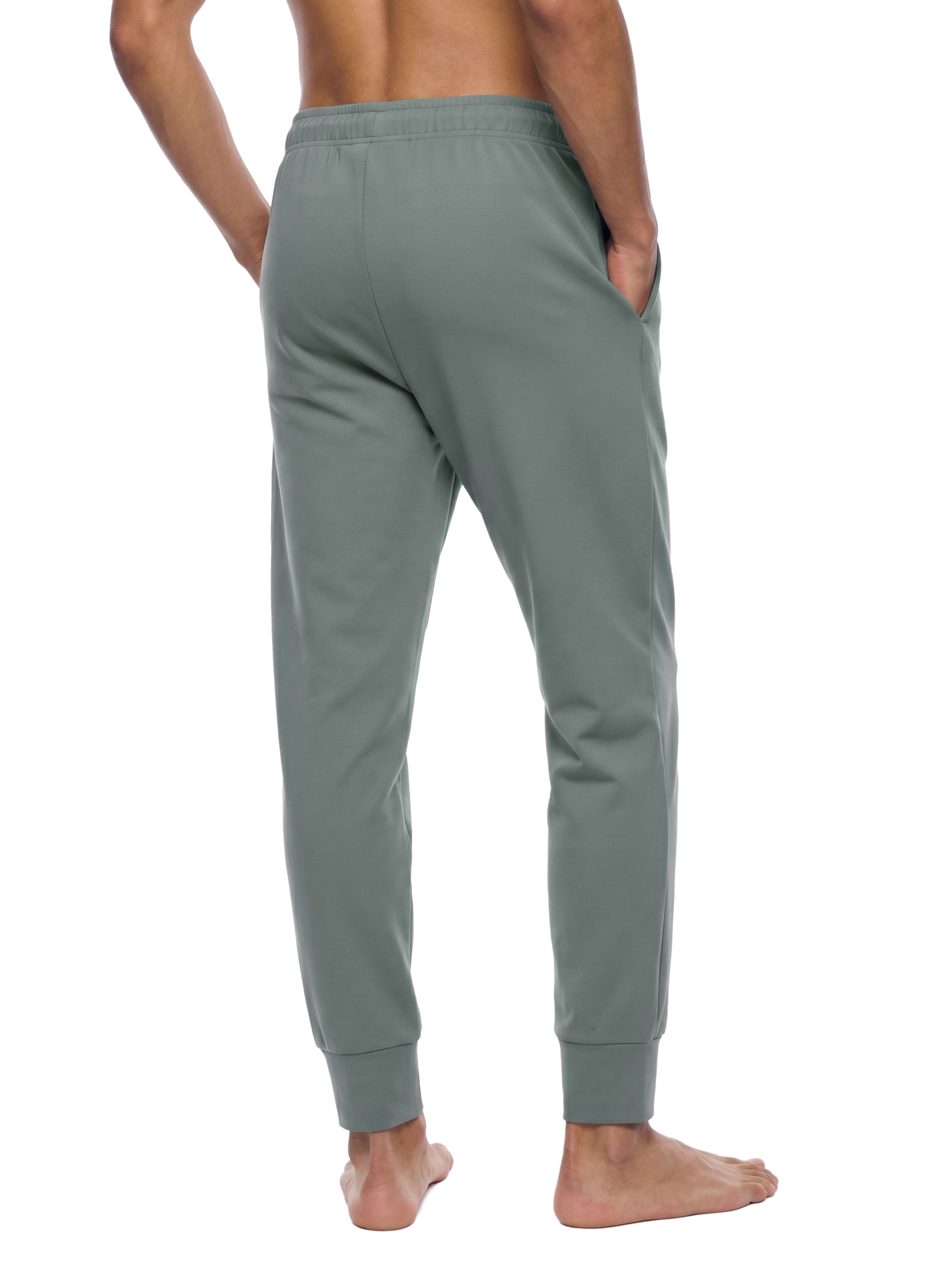 LUXEN Men's Tapered Leg Drawstring Joggers